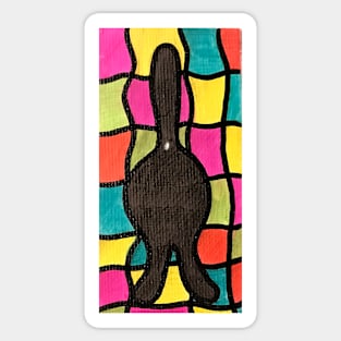 Groovy Cat Butt #5 Sticker